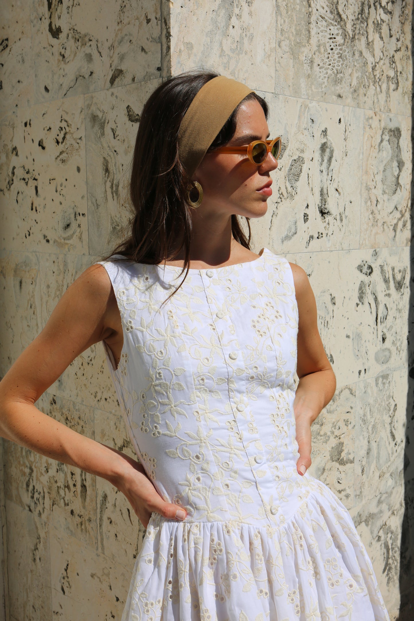 Alaia White Mini Dress