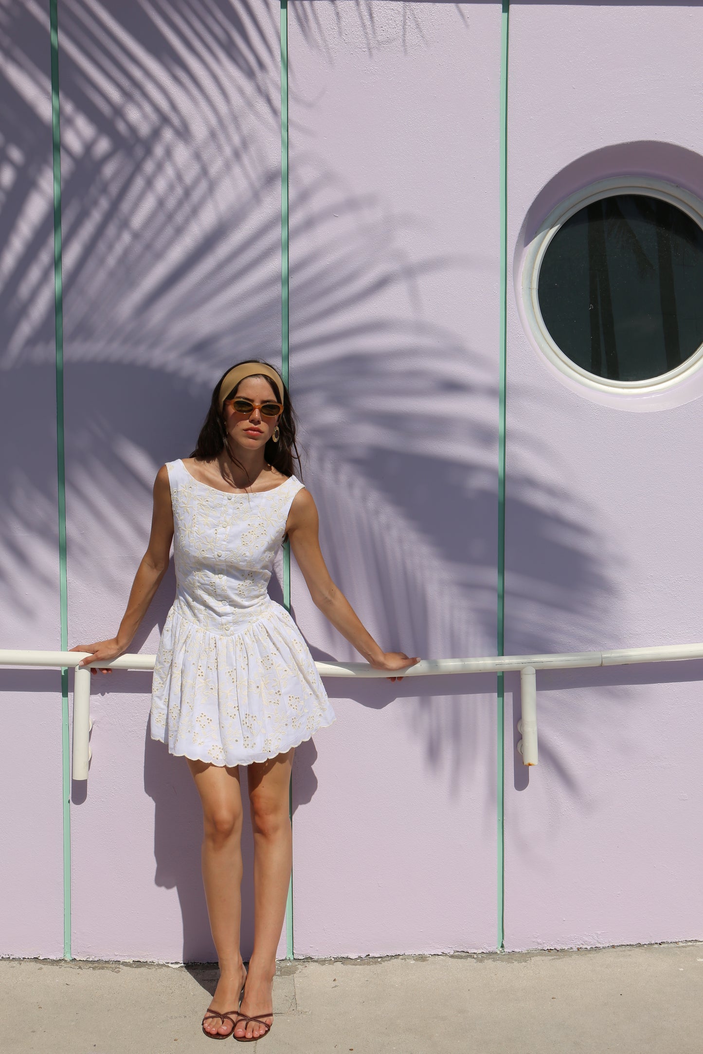 Alaia White Mini Dress