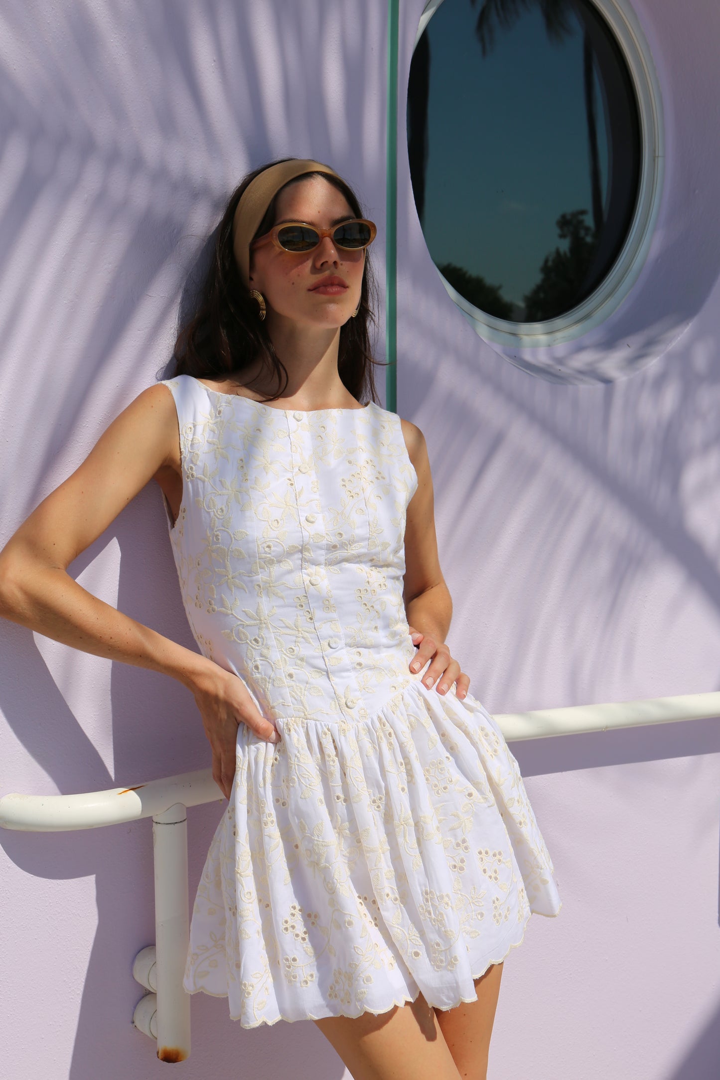 Alaia White Mini Dress
