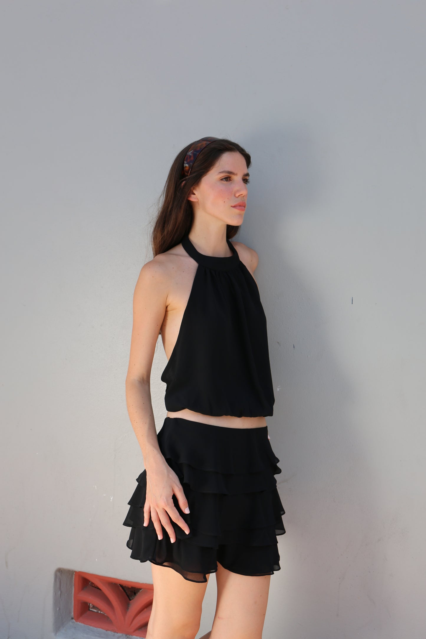 Pia Black Top