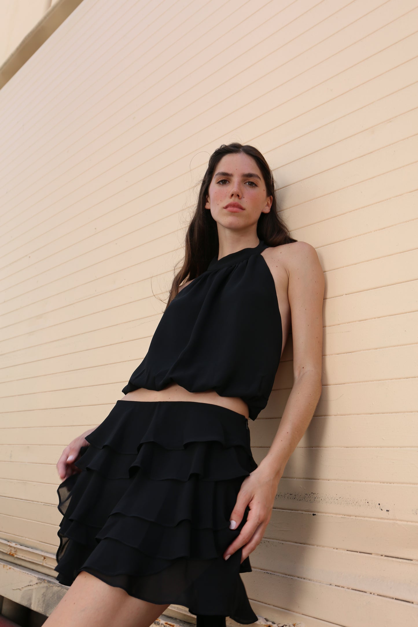 Pia Black Skirt