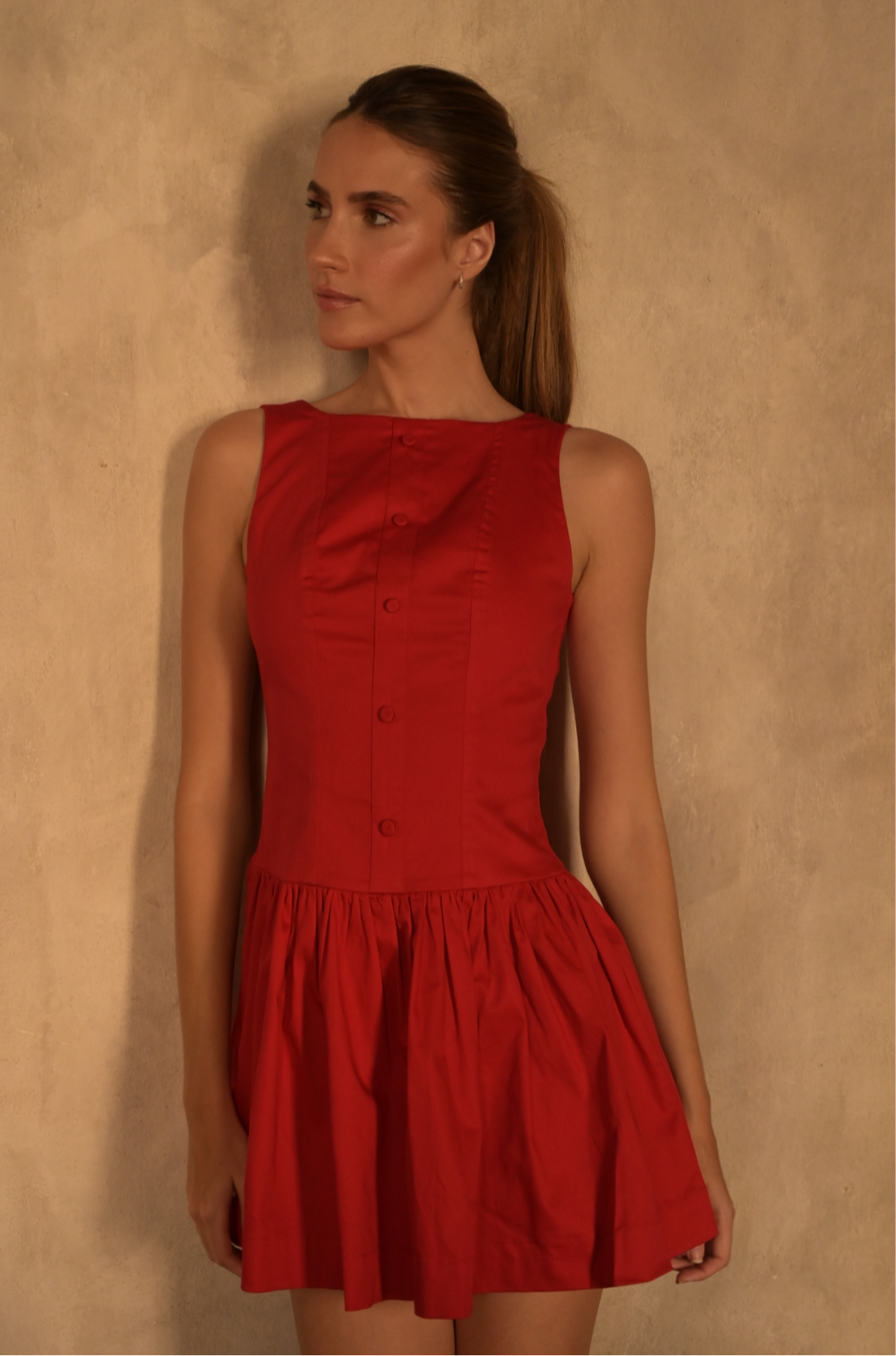 Alaia Red Mini Dress