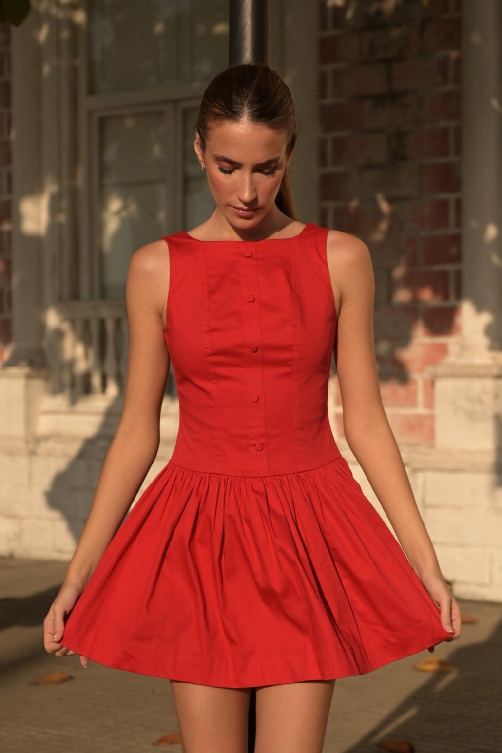 Alaia Red Mini Dress